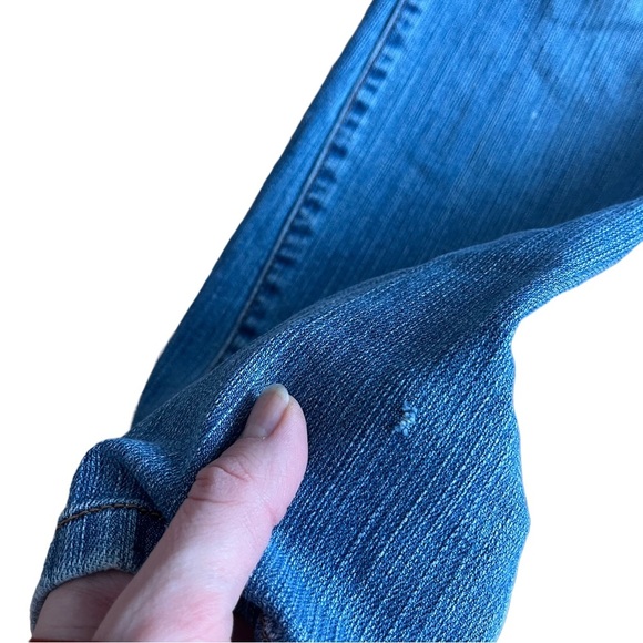 Gloria Vanderbilt straight flare light wash 8 classic jeans Y2K - Picture 2 of 10